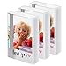 WINKINE Instax Mini Frames 2x3, 3 Pack Polaroid Frames Clear Cute Picture Frames for Tabletop & Desktop, Freestanding Sliding Photo Display for Fujifilm & Polaroid Film