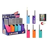 Encendedor de Cocina con Imanes para la Nevera: Práctico, Ligero y Fácil de Usar - Ideal para Velas, Cocina, Barbacoas y Más (25, Aleatorio x25)