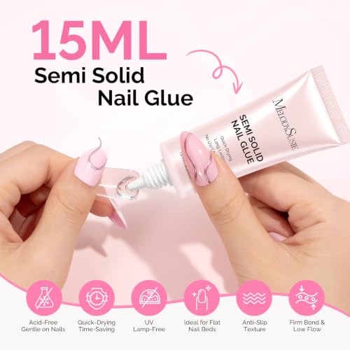 Image of MelodySusie 38PCS All-in-One Press On Nail Tool Kit for Manicure Prep