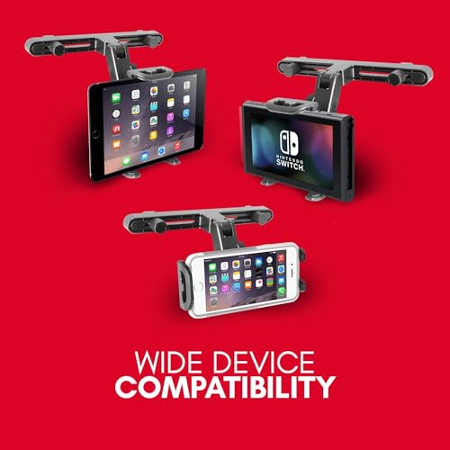Macally Tablet Holder for Car Headrest | iPad Backseat Mount for Kids | Fits 4.7-11" Devices | Perfect for Long Car Trips
