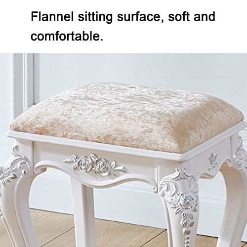 Taburete de cambio de zapatos de lujo de moda con silla acolchada 7