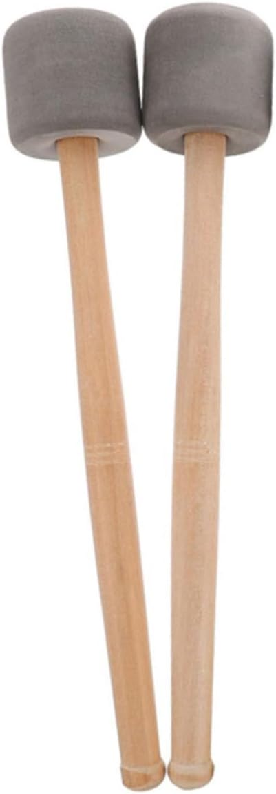 4pcs Non-skid Bass Drum Mallets and Drumsticks for Percussion Instruments for Beginners Rhythm Skills
