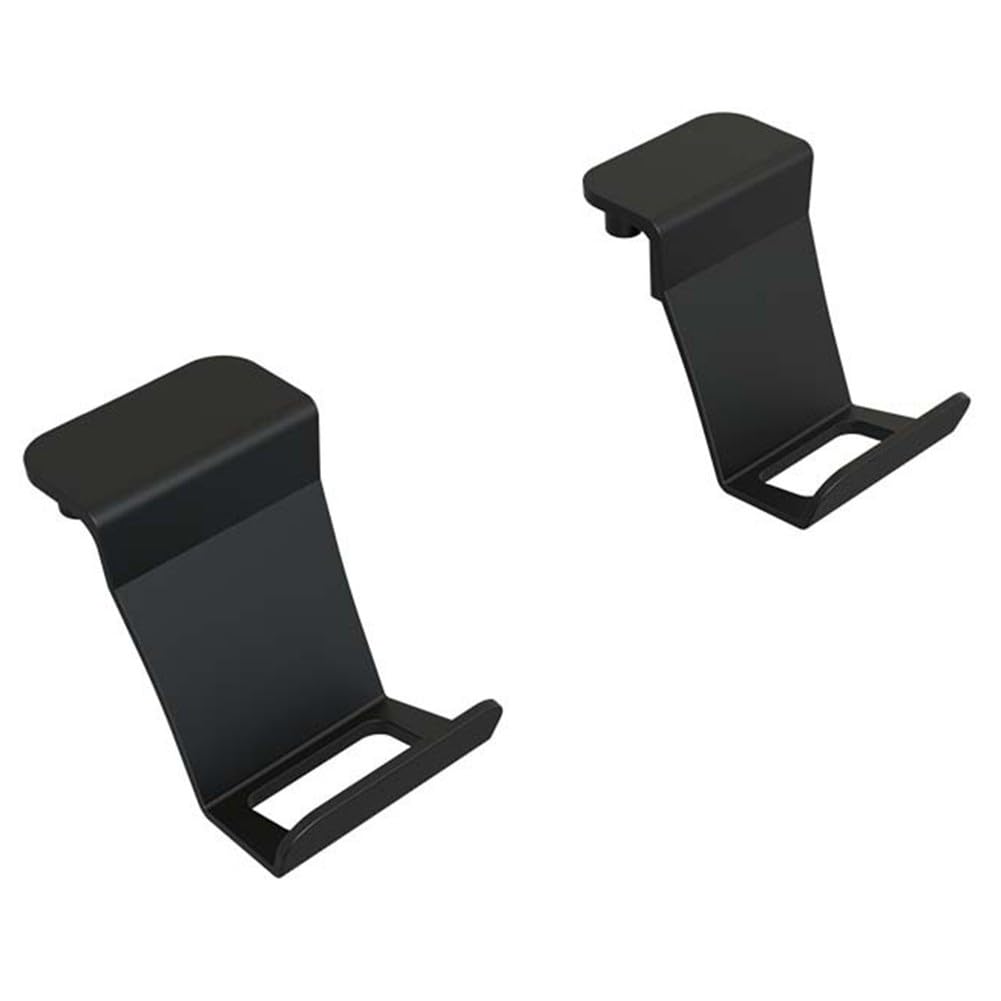 Staffa da parete per Nintendo Switch 2, supporto per console salvaspazio con controller e spazio per giochi, struttura in ferro + ABS, 8 x 5 x 22 cm, nero