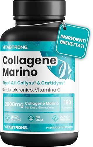 Vitastrong Collagene Marino 2000mg Tipo 1&2 180 Compresse