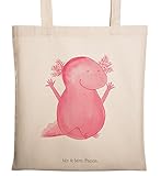 ❤ 100% MR. & MRS. PANDA - Tragetasche Axolotl Hurra - 380mm x 420mm x 1mm
