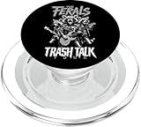 Photo Gallery feral raccoon trash talk ferals punk band musicista divertente popsockets popgrip per magsafe Photo Gallery feral raccoon trash talk ferals punk band musicista divertente popsockets popgrip per magsafe