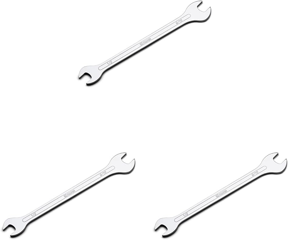 Capri Tools 1/2 in. x 9/16 in. Super-Thin Open End Wrench (Pack of 3)