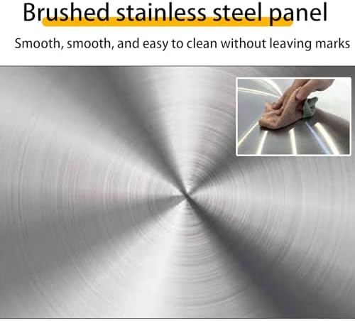 Round Stainless Steel Folding Table - Space-Saving Wall-Mounted Pub Bar Table for Indoor/Outdoor Use - Modern Design for Cafes, Restaurants & Patios