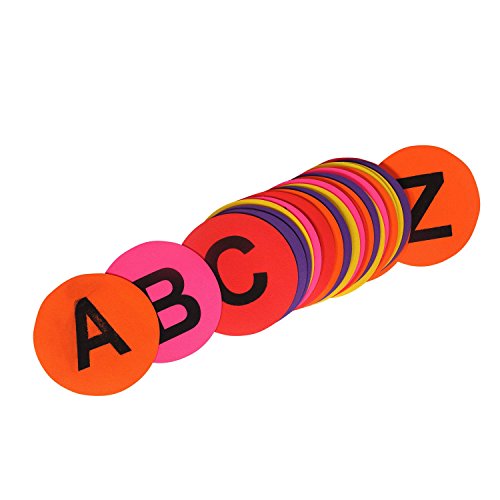 Image of GSi Spot Markers - Non-Slip Non-Toxic Poly Spots - Floor Markers for PE, Sports & Classroom Activities