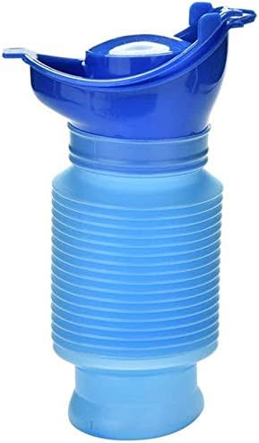 Topcloud Shrinkable Urinal,750ML Male Female Portable Mobile Toilet Potty Pee Urine Bottle, Reusable Emergency Urinal for Camping Car Travel Traffic Jam and Queuing