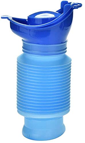 Topcloud Schrumpfbares Urinal, 750 ml männliche Frau Tragbare Mobile Toilette Töpfchen-PIPI-Urinflasche, wiederverwendbares Notfall-Urinal für Staus und Warteschlangen bei Campingautos Cover