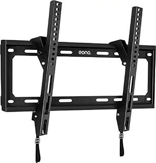 Amazon Brand - Eono Tilt TV Wall Bracket Mount for Most 26-55 inch LED, LCD, OLED and Plasma TVs with VESA 400x400mm up to 40kg, incl. Fischer Anchors, Tilting TV Bracket PL2268-MK