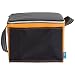 Produktbild eBuyGB persönliche, isolierte Kühltasche, Lebensmittel-Kühltasche für Mittagessen, aus Polyester, Schwarz und Orange