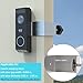 OkeMeeo Anti-Theft Doorbell Mount for Eufy Video Doorbell E340, No-Drill Bracket Compatible with Inward-Swinging Aparment Doors