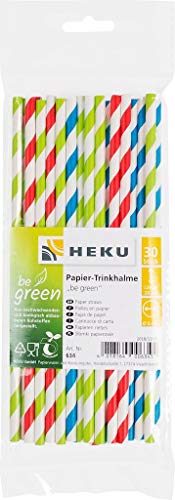 30 pitillos de papel 20 cm diámetro 6 mm Heku miniatura 2