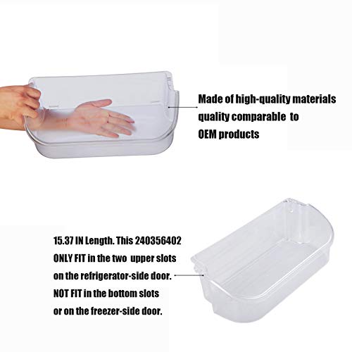 2 PCS 240356402 Refrigerator Shelves Replacement, Compatible frigida ire, Upper Slot Replaces AP2549958,240356401, 240430312, 240356416, 240356407, lfss2612tf0 and More