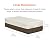 Amazon Basics Outdoor Patio Coffee Table Cover, Waterproof, Anti-UV, Durable, Beige/Tan, 48"x28"
