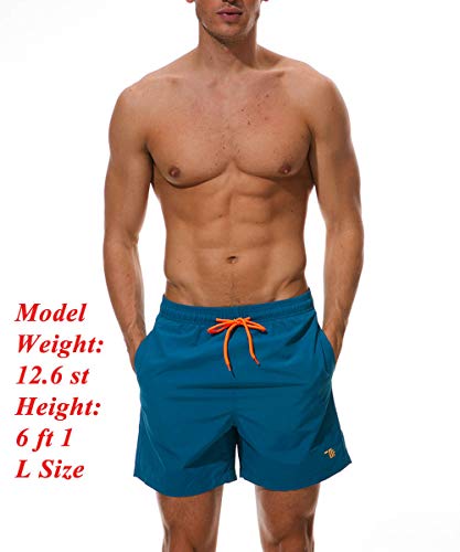 donhobo Men's Swim Trunks Board Shorts Beach Pants Swimming Waterproof Quick Dry Surfing Boardshorts