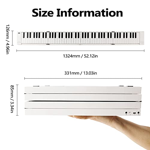 Btuty 88 Touches Pliable Piano Numérique Piano Clavier Électronique Portable Piano pour Piano Étudiant Instrument De… - Les Beatles, Paul McCartney, John Lennon, RIngo Starr, George Harrison Btuty 88 Touches Pliable Piano Numérique Piano Clavier Électronique Portable Piano pour Piano Étudiant Instrument De… – Image 7