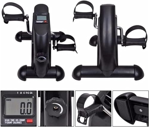Mini Hometrainer, Indoor Fietsen Fiets Stationaire Fiets,Stille Riem Aangedreven, Workout Hometrainer Voor Thuis Indoor Cardio - Afbeelding 5