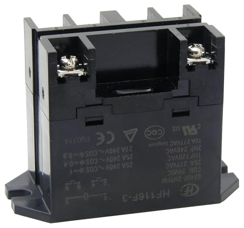 Relais d'alimentation 24 VDC 25A HF116F-3/024DF-2HTFW avec 2NO