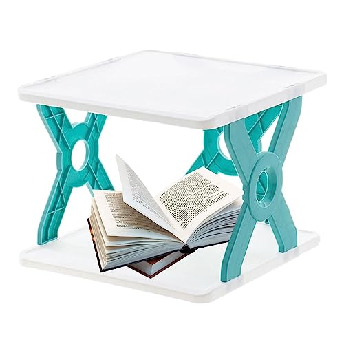 Rack organizador de mesa de duas camadas | Suporte de papelaria de mesa multifuncional,Armário de du