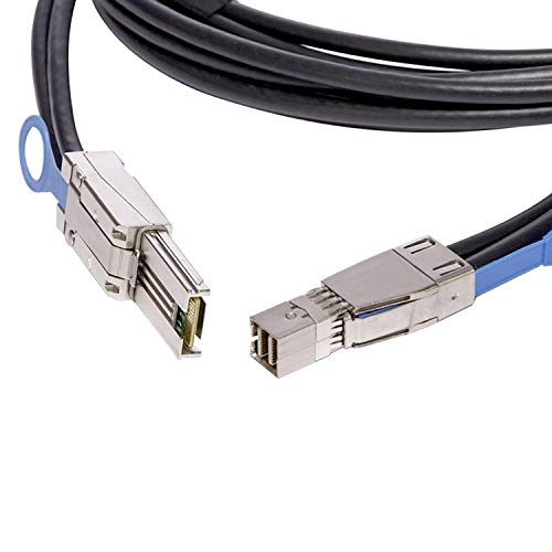 Karono External Mini SAS HD Cable, SFF-8644 to SFF-8088 Cable, Hard Disk Server Data Sync Transmission Cable, 1-Meter(3.3ft)