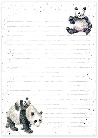 Wrendale Designs - A5 Jotter Pad - Panda Design