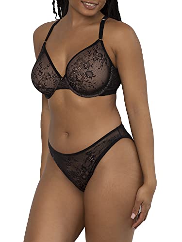 Image of Smart & Sexy Women's Sheer Mesh Demi Underwire Bra - See Through Bras