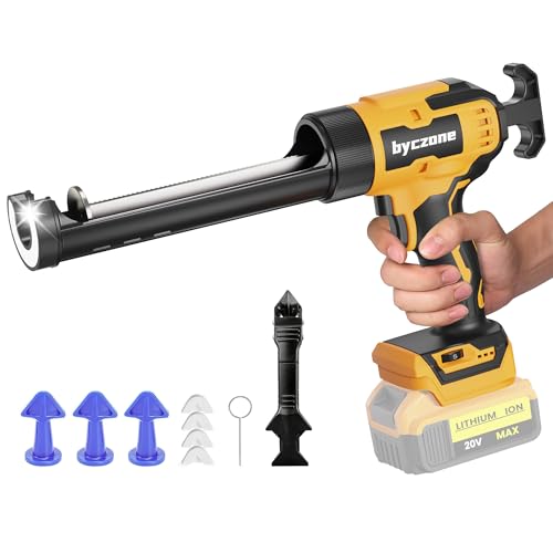 Cordless Caulking Gun with Adjustable Speed for Dewalt