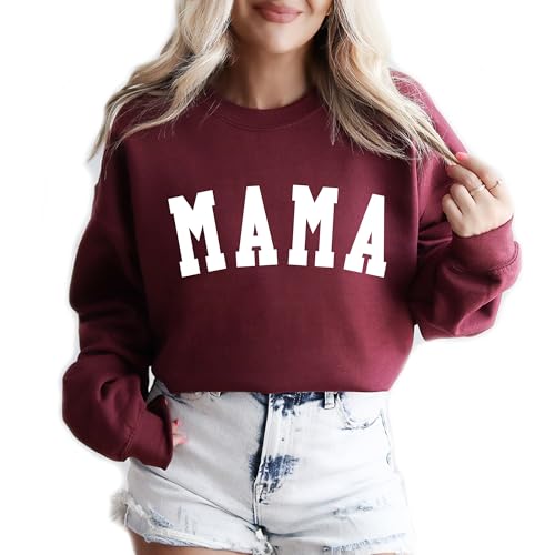 Verita Culture Mama And Dad Matching Shirts Women Mama Letter Printed T-Shirt Mama Graphic Tee Casual Short Sleeve Tops Tee thumb #8
