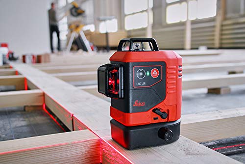 Leica Lino L6R: Nivel láser de línea de 3x360 grados con batería Li-Ion, cargador, adaptador magnético innovador y soporte para pared en una carcasa (láser rojo, alcance de trabajo: 25 m) - imagen 18