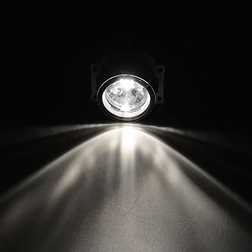 Astra Depot Set 9-Led Daytime Running Light Drl + Front Fog Lamp W/ H11 Bulb Replacement For 2013-2015 Mitsubishi Asx Outlander Sport #TOP3