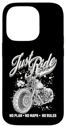 Just Ride �I�[�g�o�C�̃O���t�B�b�N�A�N���[�U�[�̃f�U�C���AVicla �`���b�p�[ �X�}�z�P�[�X iPhone 14 Pro �p