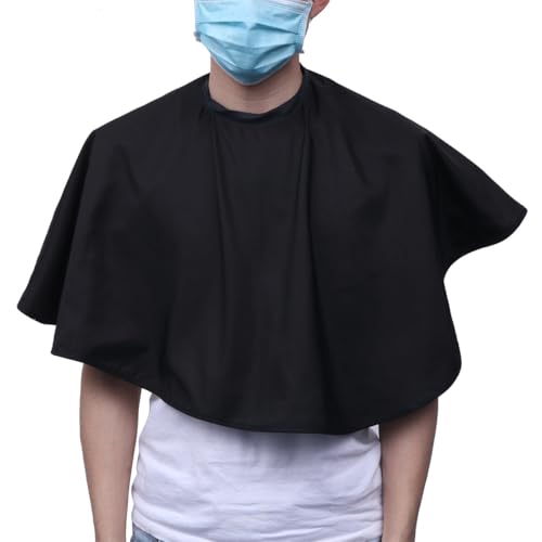 Capa impermeable para peluquería negra 88x70 cm miniatura 5