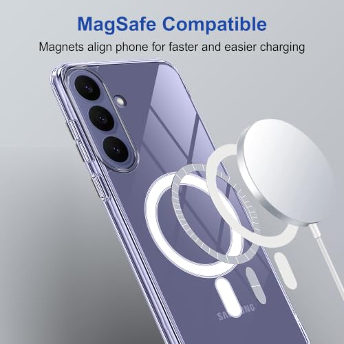 Image of Zapcase Back Case Cover for Samsung Galaxy S26 FE 5G | Compatible for Samsung Galaxy S26 FE 5G Back Cover | Compatible with MagSafe | Scratch-Resistant Back Cover | Clear