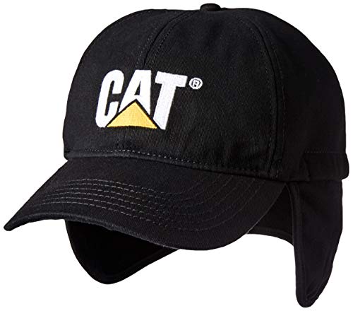 Caterpillar Men's Trademark Cold Weather Cap, Black, L/XL
