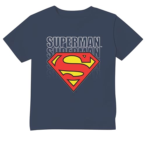 Navy Classic Toddler Boys Superman Forever Logo T-Shirt – Sizes 2T, 3T, 4T