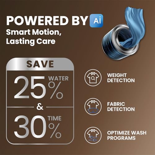 Image of IFB 10 Kg 5 Star, DeepClean Technology, AI Powered, WiFi, Fully Automatic Front Load Washing Machine (EXECUTIVE PLUS MBN 1014K,PowerSteam,9 Swirl, Steam Refresh, Inbuilt Heater, Eco Inverter, Mocha)