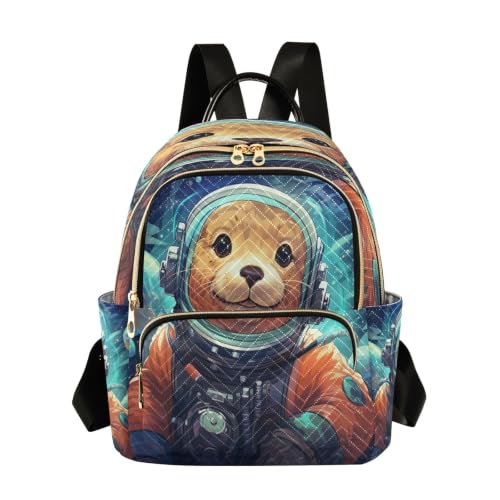 Bookbag sac à dos animal de l'espace adolescent avec mini sac bandoulière