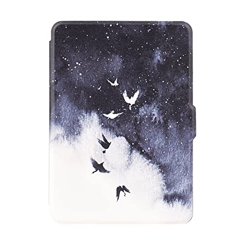 yeacher Estojo de couro para e-book para Kindle 958 - Capa protetora leve de couro PU premium com su