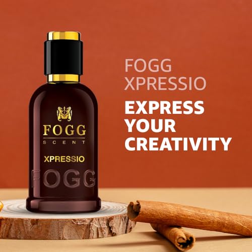 Image of FOGG Men Spray Scent Xpressio Perfume, Long-Lasting, Fresh & Powerful Fragrance Spray, Eau De Parfum, 2 X 100 Ml (Pack Of 6), 200 Millilitres