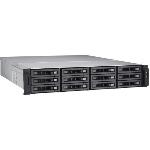 QNAP TES-1885U - NAS server - 18 bays - rack-mountable - SATA 6Gb/s / SAS 12Gb/s - RAID 0, 1, 5, 6, 10, 50, JBOD, 60 - RAM 16 GB