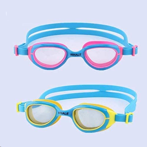 Crystaller Kids Swim Goggles, Swimming Glasses No Leaking, Anti Fog, UV Protection, Quick Adjustment Clasp Kids Swimming Goggles, Toddler Swim Goggles?2 Pack?