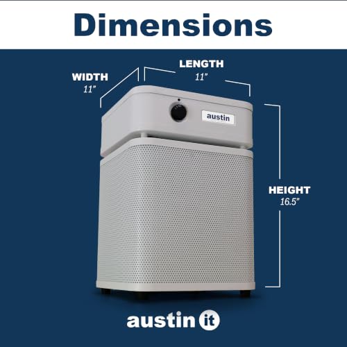 Image of Austin Air HealthMate Plus Junior Air Purifier, White, Model A250