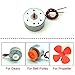 EUDAX Mini Generator Motors 3V-12V DC Motor Electric Motor for DIY Toys Wind Turbine Generator Hand Cranked Power Generator Model (Metal Motor Holder)