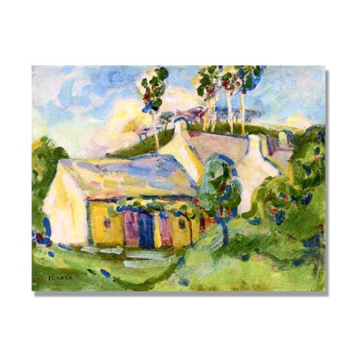 Tableau abstrait Emily Carr pour sublimer votre décoration de salon
