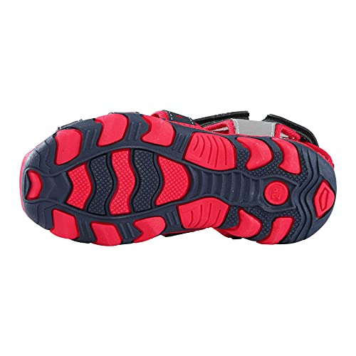 Boys Sandals Shoes Children Beach Summer Closed Toe Sandals Girl Boy Shoes Kids Baby Shoes (Red, 2.5 Big kid)3