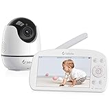 Tokkidas Video Baby Monitor with Camera and Audio Remote Pan-Tilt-Zoom Two Way Talk 5.5” 1080P LCD...