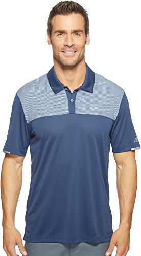 Polo de Golf adidas Climachill Homme - Haut de Compétition Chiné Noir